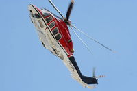 PH-SHL @ EHAM - CHC Helicopters AW139 over the Panorama terrace after buzzing the tower - by Chris Hall