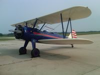 N53040 @ KICL - In for fuel stop on a very windy day - by Floyd Taber