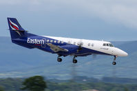 G-MAJF @ EGNV - British Aerospace Jetstream 41 landing at Durham Tees Valley Airport April 2011. - by Malcolm Clarke