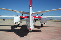 N432DF @ KRNM - Looking from the rear of Tanker 71 - by Nick Taylor Photography