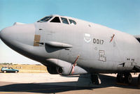 60-0017 @ EGVA - Another view of the B-52H Stratofortress of Barksdale AFB's 11th Bomb Squadron/2nd Bomb Wing on display at the 1996 Royal Intnl Air Tattoo at RAF Fairford. - by Peter Nicholson
