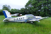 G-AXHT @ EGNG - one of the many wrecks and relics at Bagby Airfield, Yorkshire - by Chris Hall