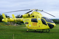 G-SASH @ EGNG - Yorkshire Air Ambulance based at Bagby Airfield, Yorkshire in daylight hours then returns to Leeds-Bradford Airport at night time - by Chris Hall