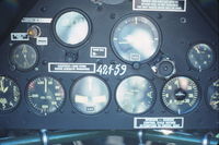 N332CA @ KDPA - Instrument panel of rear cockpit. - by Glenn E. Chatfield