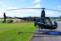 G-MAVI @ EGCJ - Northumbria Helicopters - by Chris Hall