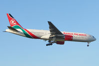 5Y-KYZ @ LHR - Kenya Airlines '2007 Boeing 777-2U8ER, c/n: 36124 at Heathrow - by Terry Fletcher