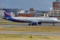 VP-BUM @ EGLL - Aeroflot's 2007 Airbus A321-211, c/n: 3267 at Heathrow - by Terry Fletcher