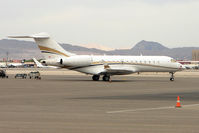 OE-IEL @ LAS - Bombardier Inc. Canadair BD-700-1A10, c/n: 9099 along way from home -  in Las Vegas - by Terry Fletcher