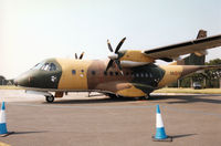 T19B-12 @ EGVA - CN-235M of Ala 35 of the Spanish Air Force on display at the 1996 Royal Intnl Air Tattoo at RAF Fairford. - by Peter Nicholson