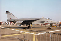 XZ385 @ EGVA - Jaguar GR.1A of 6 Squadron at RAF Coltishall on display at the 1996 Royal Intnl Air Tattoo at RAF Fairford. - by Peter Nicholson