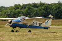 G-ATDO @ EGNA - One of the aircraft at the 2011 Merlin Pageant held at Hucknall Airfield - by Terry Fletcher