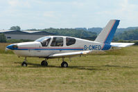 G-CMED @ EGNA - One of the aircraft at the 2011 Merlin Pageant held at Hucknall Airfield - by Terry Fletcher