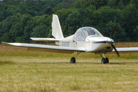 G-STEE @ EGNA - One of the aircraft at the 2011 Merlin Pageant held at Hucknall Airfield - by Terry Fletcher