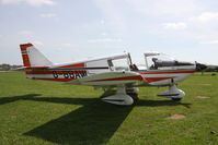 G-BBAW @ X5FB - Robin HR-100-210 Safari II at Fishburn Airfield, UK in April 2011. - by Malcolm Clarke