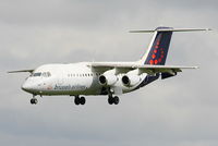 OO-DWF @ EGCC - Brussels Airlines - by Chris Hall