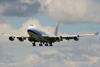 B-18702 @ EGCC - China Airlines - by Chris Hall