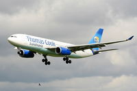 OY-VKF @ EGCC - Thomas Cook Airlines Scandinavia - by Chris Hall