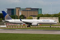 N12116 @ EGCC - United Airlines - by Chris Hall