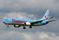 G-FDZA @ EGCC - Thomson - by Chris Hall