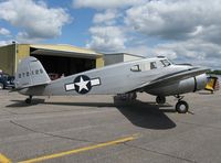 N88878 @ KAXN - Cessna T-50 Bobcat on display at the Greatest Generation Day. - by Kreg Anderson