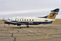 N201GL @ CNY - 1996 Beech 1900D, c/n: UE-201 of great Lakes leaves the Moab ramp - Denver bound - by Terry Fletcher
