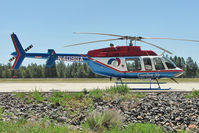 N409GA @ FLG - 2007 Bell Helicopter Textron Canada 407, c/n: 53790 at Flagstaff AZ - by Terry Fletcher