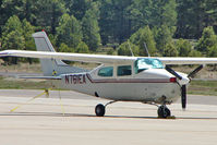N761EA @ FLG - 1977 Cessna T210M, c/n: 21062187 at Flagstaff AZ - by Terry Fletcher