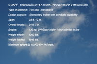 G-AKPF @ EGTH - DESCRIPTION
