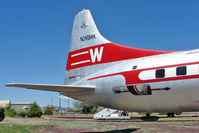N240HH @ 40G - Classic Airliner 1948 Convair 240-1, c/n: 47 presrved in Western Airlines colours at Planes of Fame , Valle AZ - by Terry Fletcher