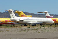 N522PT @ IGM - Mcdonnell Douglas DC-9-81(MD-81), c/n: 49821 stored at Kingman - by Terry Fletcher
