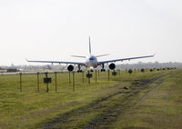 PT-MVT @ SAEZ - Entering RWY 35.