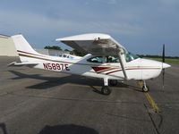 N5897E @ KAXN - Cessna R182 Skylane on the line. - by Kreg Anderson