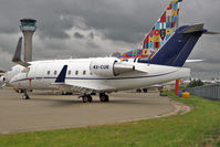 4X-CUR @ EGGW - Israeli registered 2006 Bombardier Canadair CL-600-2B16 Challenger 604, c/n: 5645 at Luton - by Terry Fletcher