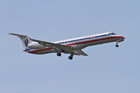 N663AR @ KORD - American Eagle Embraer EMB-145LR, EGF3994 arriving from KRST, RWY 10 approach KORD. - by Mark Kalfas