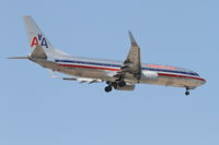 N969AN @ KORD - American Airlines Boeing 737-823, AAL1438 arriving from KSAN, RWY 10 approach KORD. - by Mark Kalfas