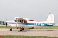 N6376B @ KDVN - At the Quad Cities Air Show.  Skydive plane