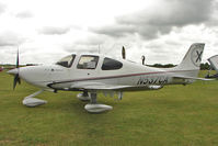 N537CA @ EGBK - Cirrus Design Corp SR22T, c/n: 0015 at 2011 AeroExpo at Sywell