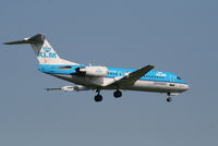 PH-KZM @ EBBR - Flight KL1723 is descending to RWY 02 - by Daniel Vanderauwera