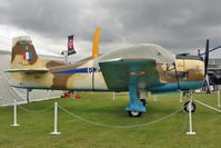 N14113 @ EGBK - 1951 North American T-28A, c/n: 81-1- an unusual exhibitor at the 2011 AeroExpo at Sywell