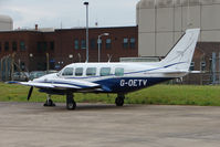 G-OETV @ EGNX - 1978 Piper PIPER PA-31-350, c/n: 31-7852073 parked at East Midlands - by Terry Fletcher