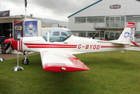 G-BYOD @ EGBK - 2001 Slingsby Aviation Ltd SLINGSBY T67M200, c/n: 2265 displayed at 2011 AeroExpo at Sywell