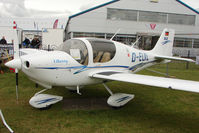 D-ELXL @ EGBK - Liberty Aerospace XL-2, c/n: 0088 exhibited at 2011 AeroExpo at Sywell