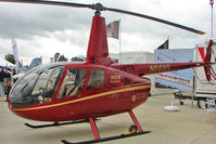 N66NN @ EGBK - Robinson Helicopter Co R66, c/n: 0017 display at 2011 AeroExpo at Sywell