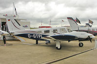 D-GTPI @ EGBK - Piper PA-34-220T, c/n: 3449410 exhibited at 2011 AeroExpo at Sywell - by Terry Fletcher