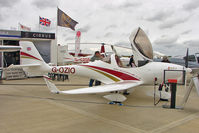 G-OZIO @ EGBK - 2009 Aquila AT01, c/n: AT01-199 exhibited at 2011 AeroExpo at Sywell
