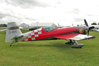 G-IIHI @ EGBK - 2008 Extra 300SC, c/n: SC008 exhibited at AeroExpo 2011 at Sywell - by Terry Fletcher