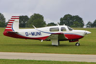 G-MUNI @ EGBK - 1989 Mooney Aircraft Corporation MOONEY M20J, c/n: 24-3118 at Sywell - by Terry Fletcher