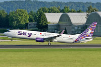TC-SKN @ LOWL - Sky Airlines Boeing B737-94X/ER  takeoff in LOWL/LNZ - by Janos Palvoelgyi