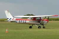 G-BFGZ @ EGBK - 1977 Reims Aviation Sa REIMS CESSNA FRA150M, c/n: 0329 at Sywell - by Terry Fletcher