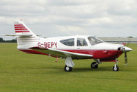 G-BEPY @ EGBK - 1977 Rockwell International Corporation ROCKWELL COMMANDER 112B, c/n: 524 at Sywell